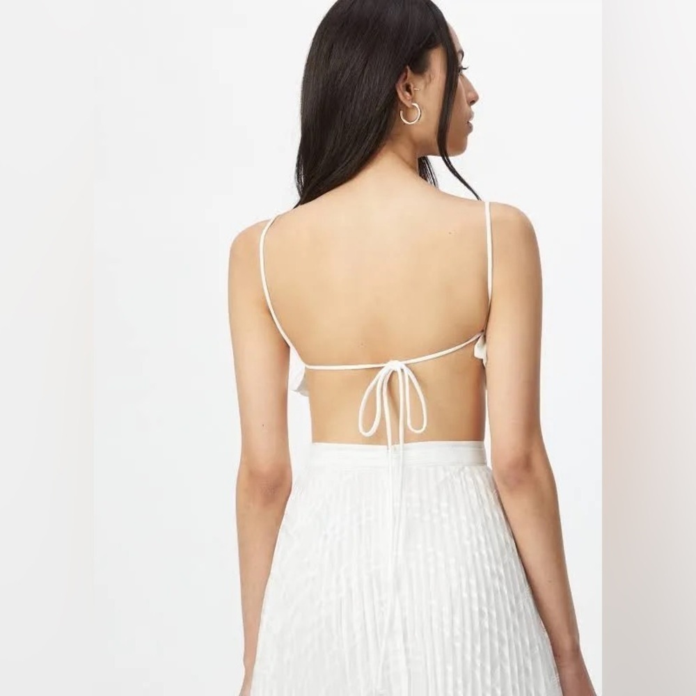 NWT Bardot The Barely There Top in Ivory Size Large/10 - Picture 2 of 7